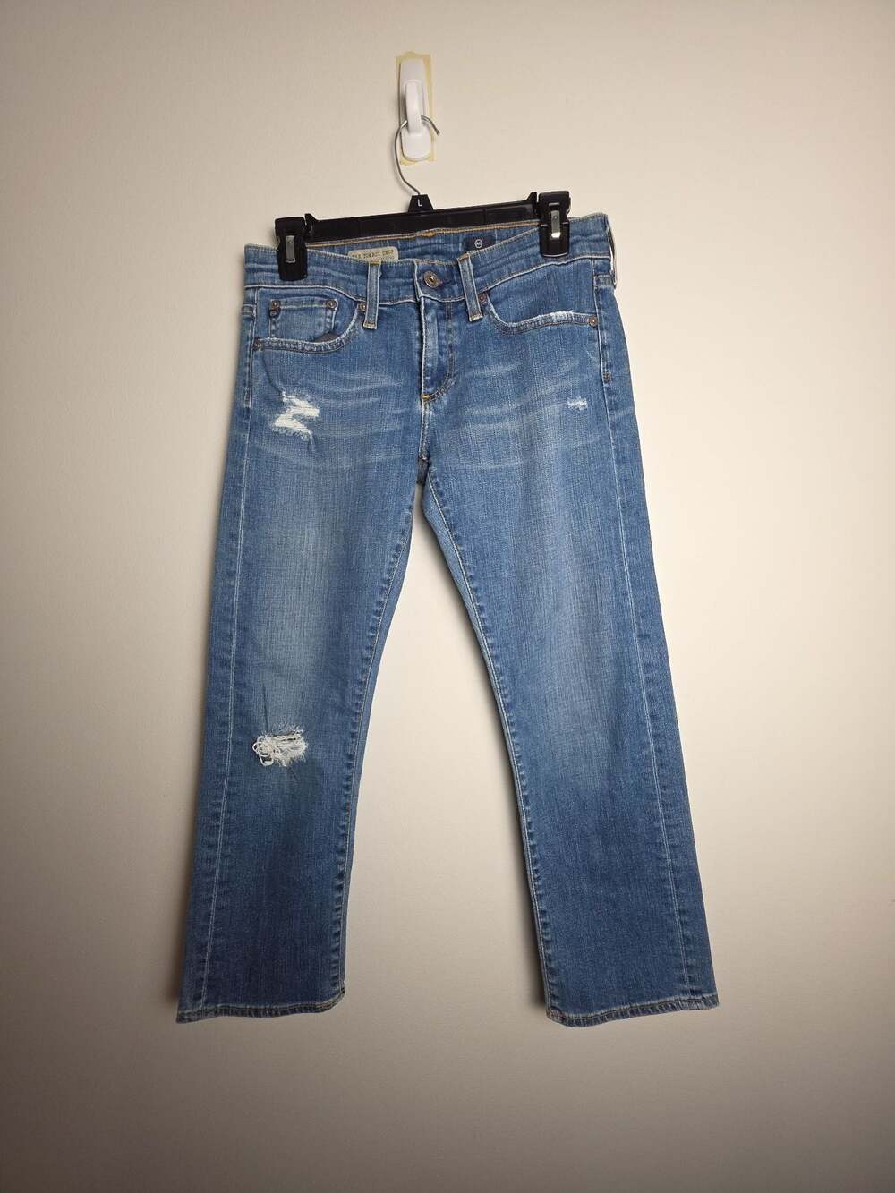 Adriano Goldschmied The Tomboy Crop Relaxed Straight Crop Jeans, Size 26